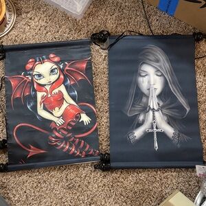Gothic Art Scrolls